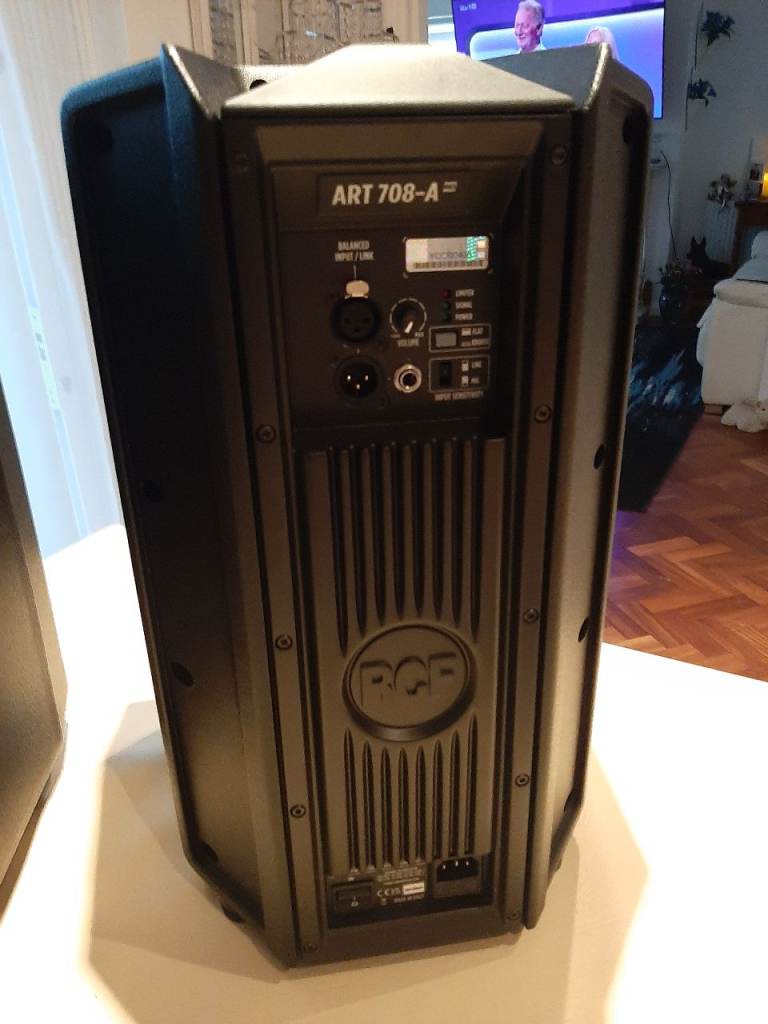 RCF Art 7 mk5 series pa Speakers Mint Condition Unmarked  used Twice