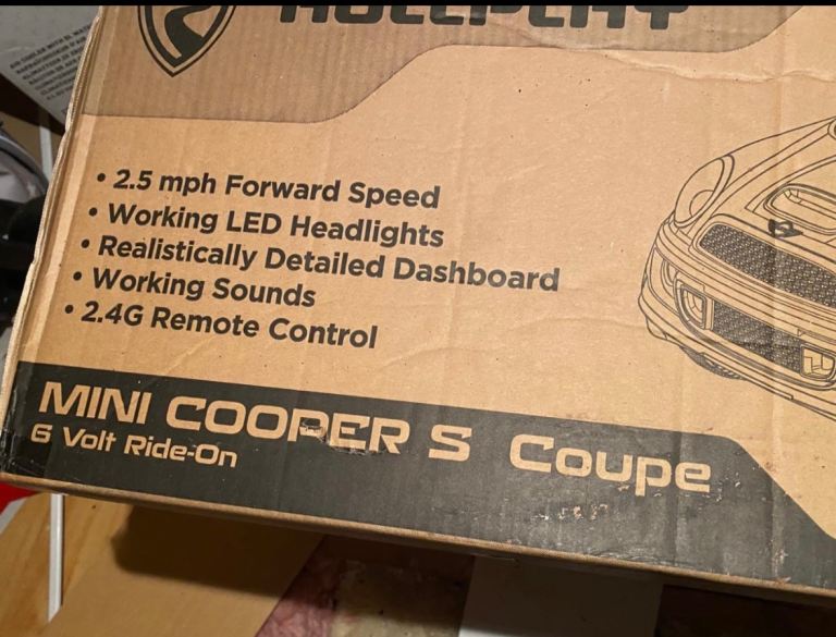 Mini Cooper electric ride on 