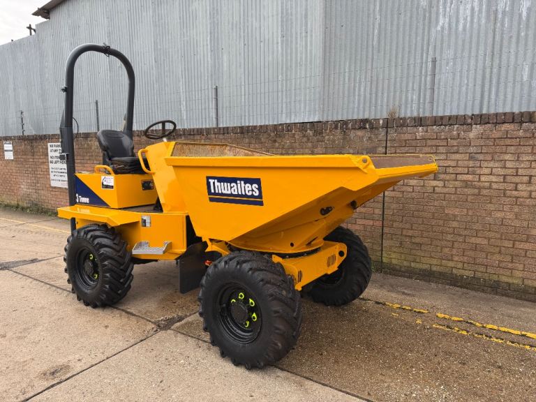 2015 Thwaites 3ton swivel tip Dumper, Low Hours 