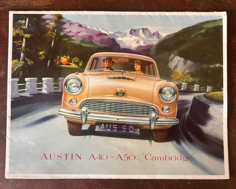 1960s Austin A-40 A-50 Cambridge Dealer Brochure