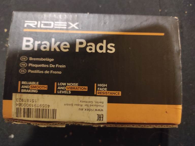 Ridex rear break pads brand new rear vauxhall/kla/ chevolet