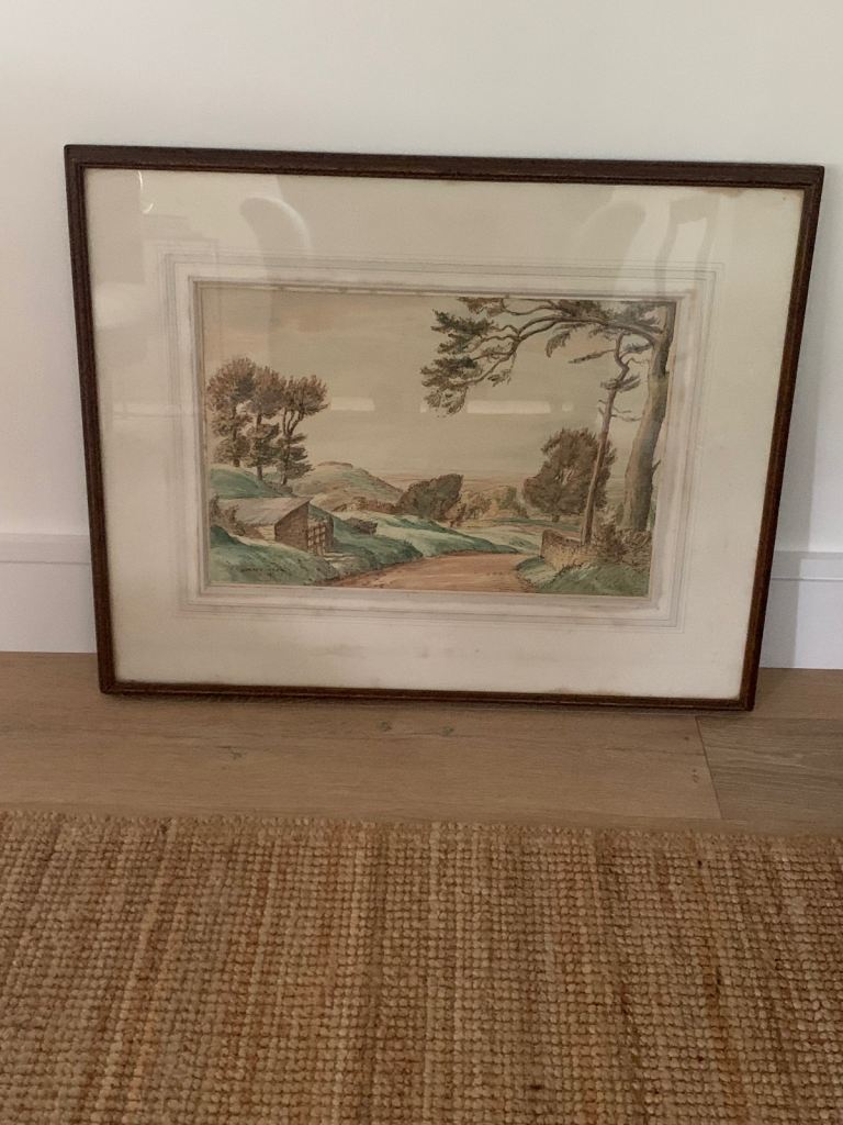 Hervey Adams Framed Watercolour (Signed)