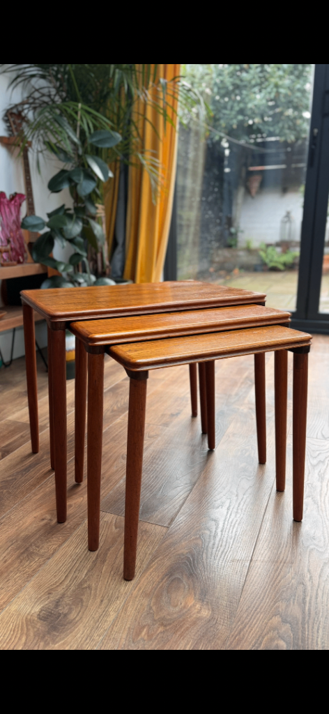 Mid century Nested tables danish 