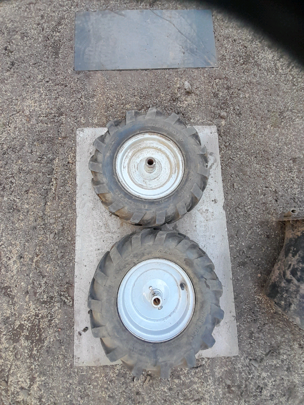 Husqvarna crt 51 wheels tyres tires rotovator rotavator 