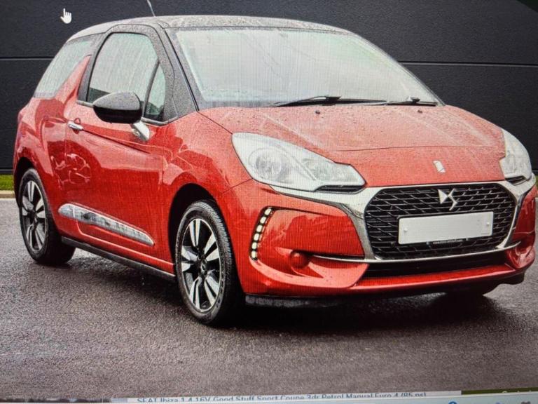  DS Automobiles DS 3 1.2 PureTech Chic Euro 6 3dr Petrol Manual