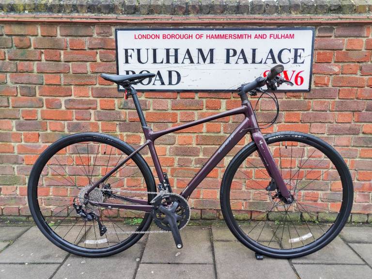 SERVICED (5678) 700c GIANT FASTROAD Disc 22-speed Aluminium Flat Bar Road BIIKE Hybrid BICYCLE