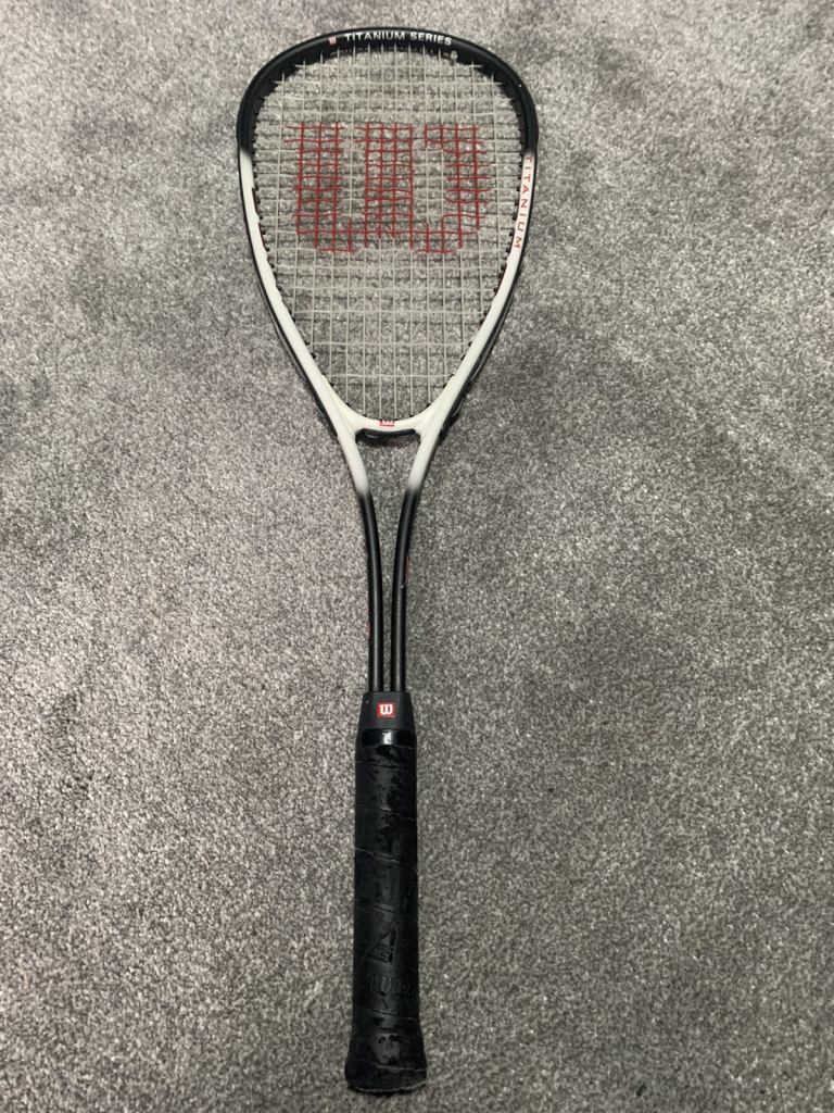 Wilson titanium Squash racket Great condition 