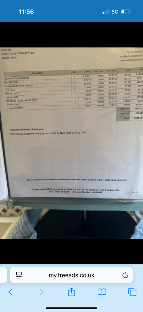 CAR DOES NOT DRIVE SPARES AND REPAIRS 