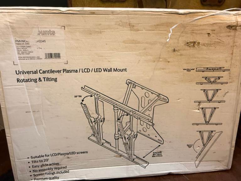 Brand New Cantilever TV Mount 32-55” TV Frame