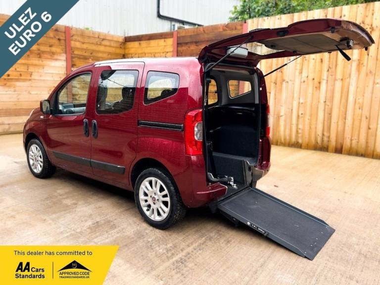 2019 Fiat Qubo 2 Seat Wheelchair Accessible Disabled Access Vehicle WAV MPV Petrol Manual