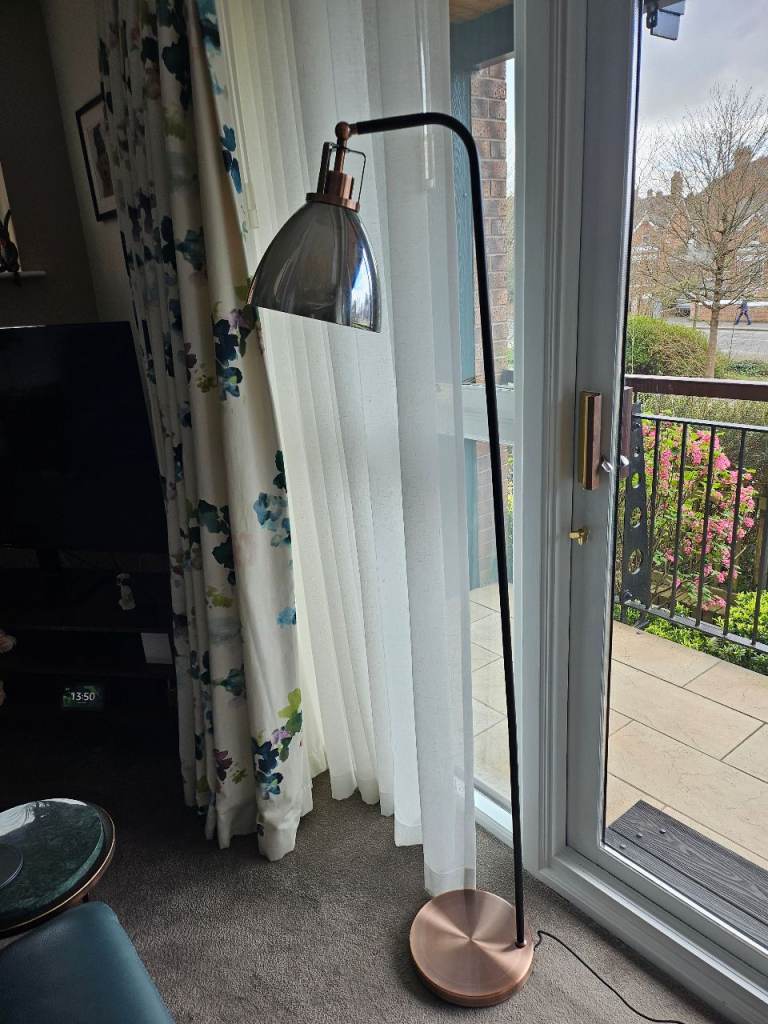 Industrial style standard lamp