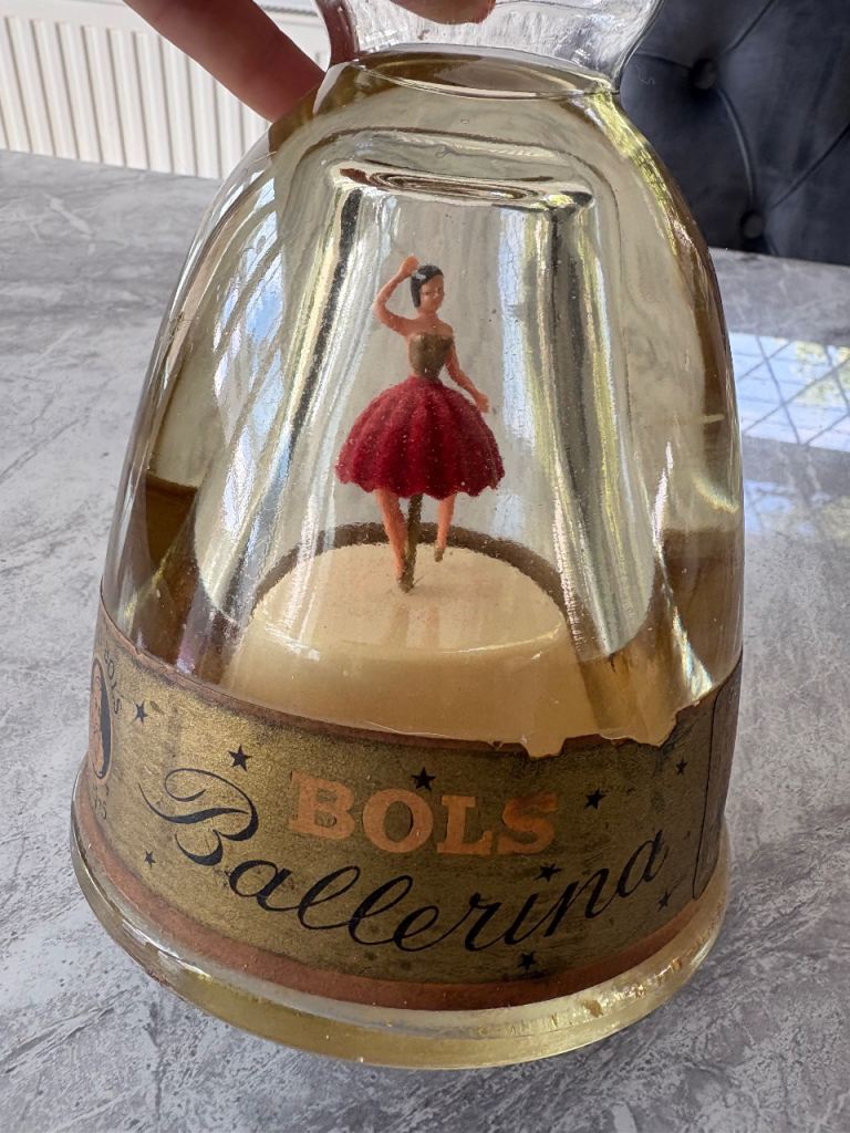 Bols Dancing Ballerina Bottle with Gold Liqueur