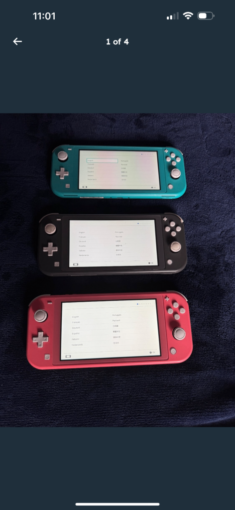 Nintendo switch lite x3