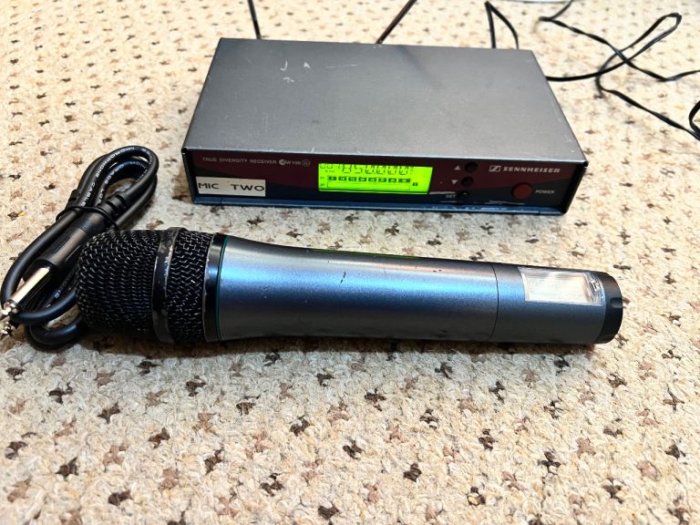 Sennheiser EW100 G2 Wireless microphone, & receiver, Cardioid - UK Legal