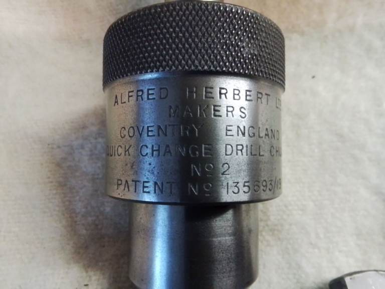 Alfred Herbert quick change drill chuck 