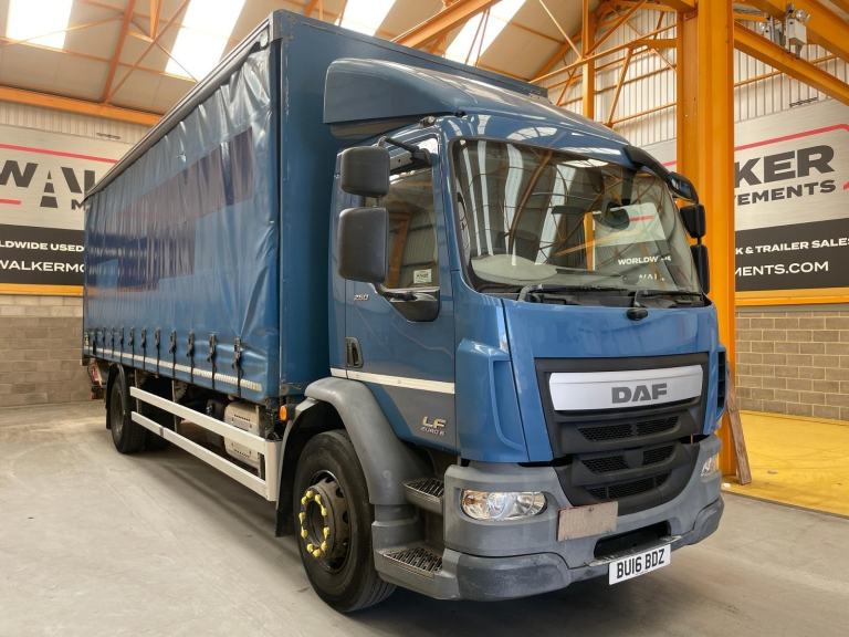DAF LF250 18-TONNE *EURO 6* CURTAINSIDER – 2016 – BU16 BDZ