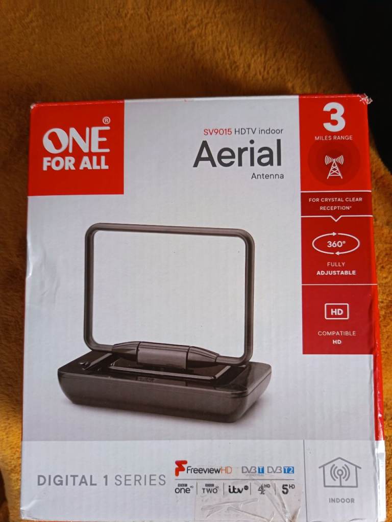 ONE FOR ALL SV9015 HDTV Indoor Aerial Antenna - New