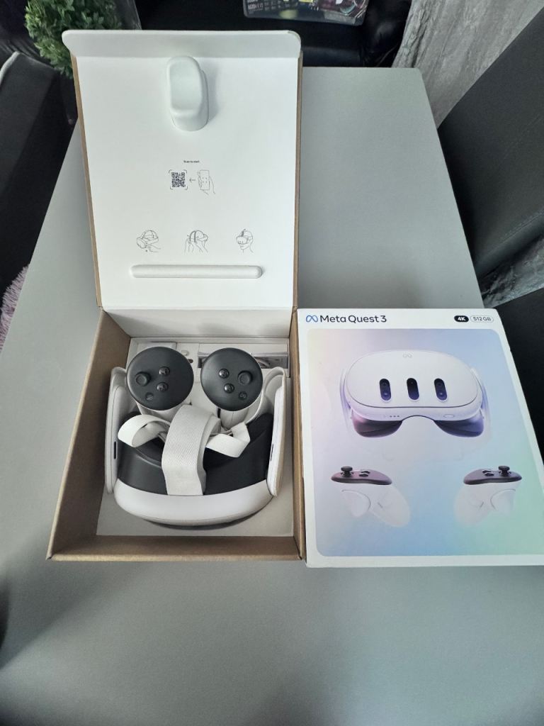 Meta Quest 3 All-In-One Mixed Reality Headset and Controllers, 512GB