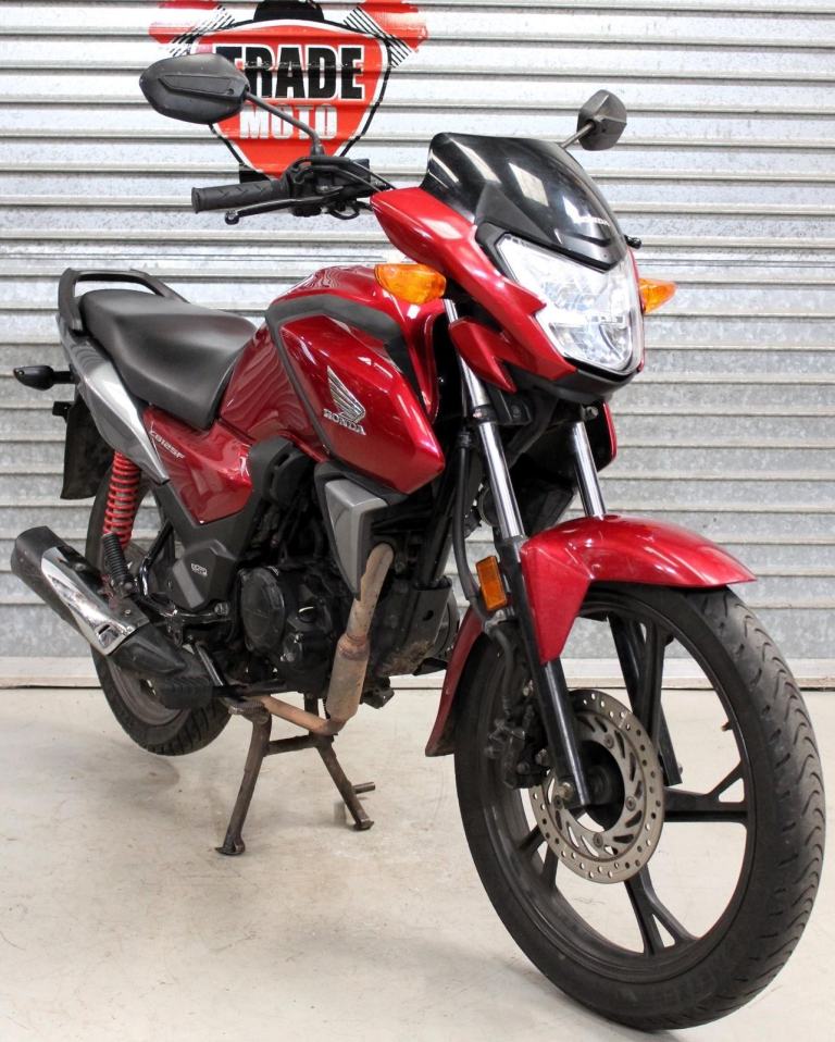 2022 22 HONDA CBF 125 M-M CB 125 F CB125F RED HPI CLEAR TRADE SALE NEW MOT 6K