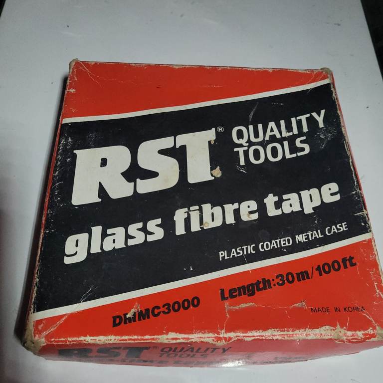 Vintage Fibre Glass Tape Measure RST Quality Tools New Condition aa