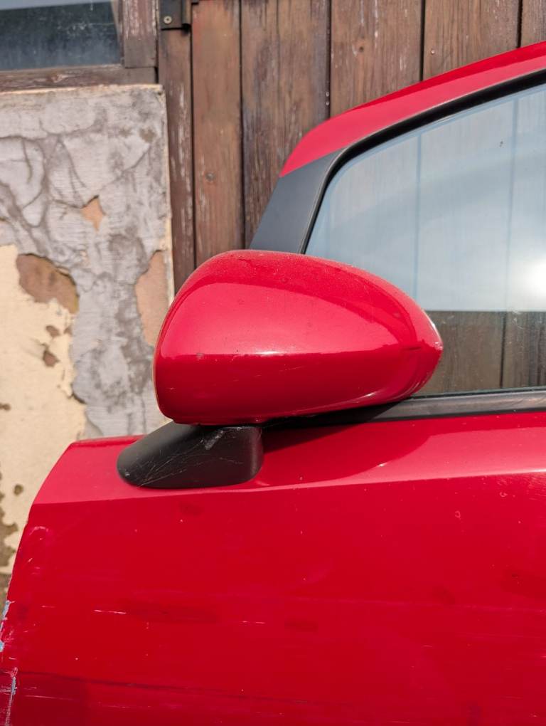 Vauxhall Corsa D MKII passenger side door red complete 3 door