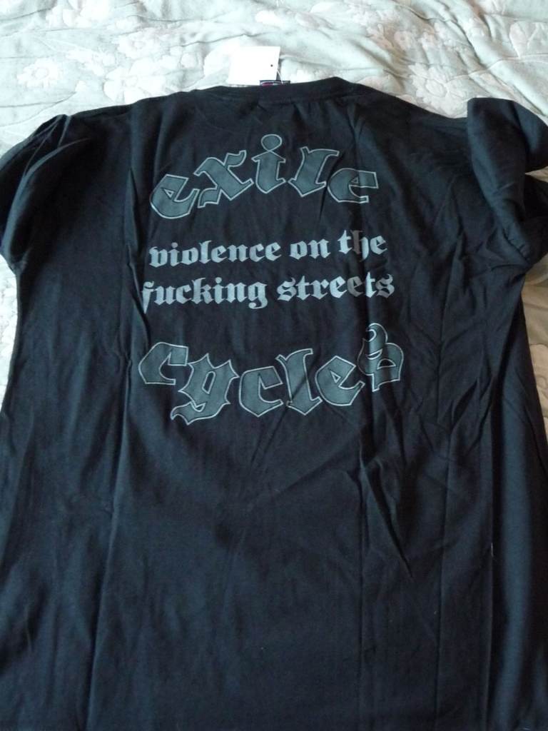 exile motorcyces t-shirt new with tag size large