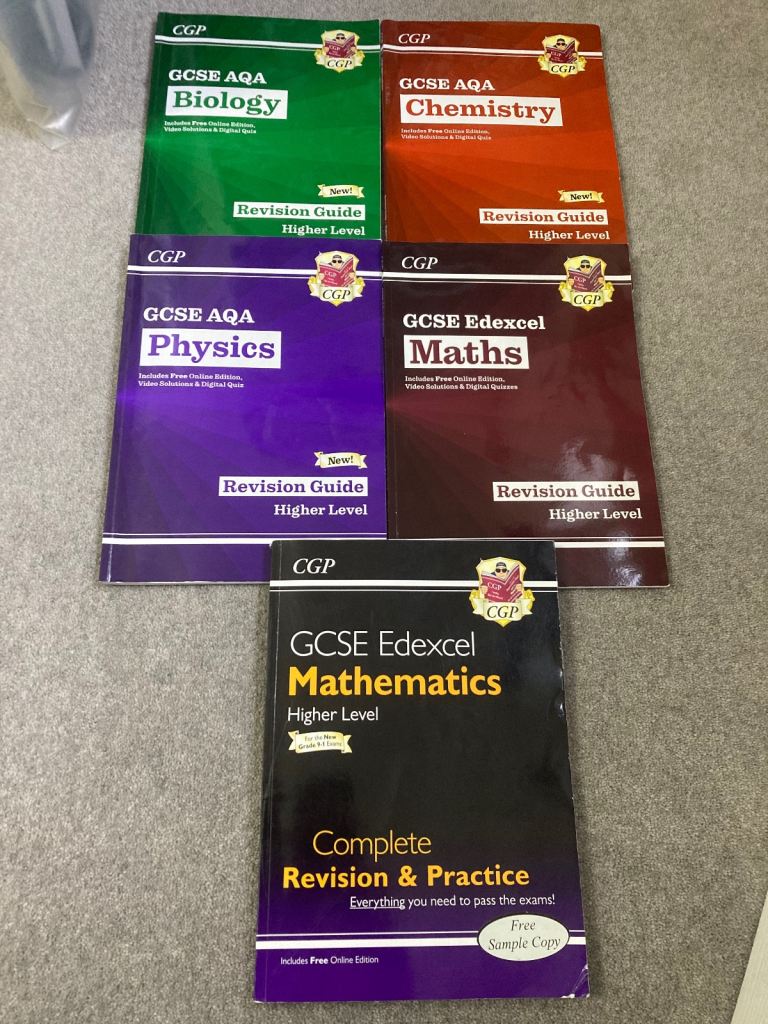 GCSE revision books bundle
