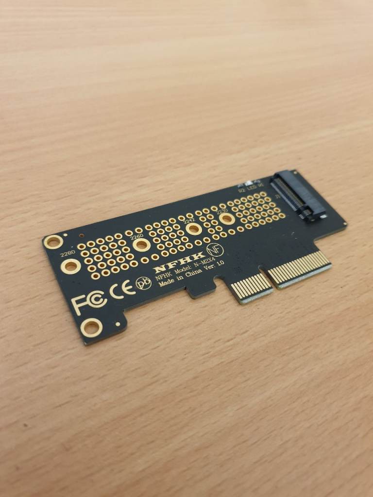 M.2 NVMe SSD PCIe Gen4 Adapter Card