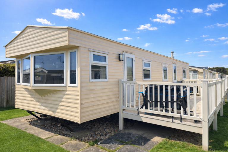 Static caravan with decking for sale in Chapel St Leonards - Ingoldmells - ✨ FREE 2026 SITE FEE ✨