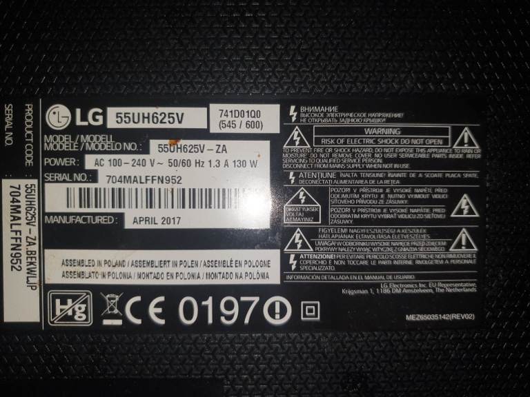 55inch lg smart tv READ FIRST