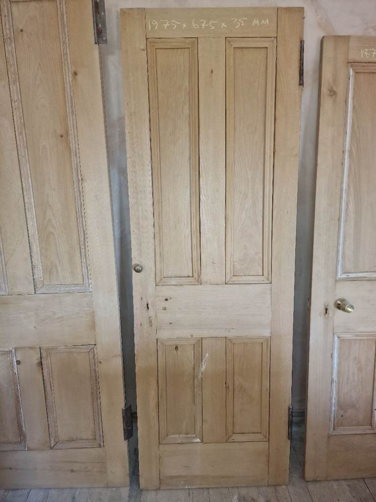Stripped victorian solid pine internal door