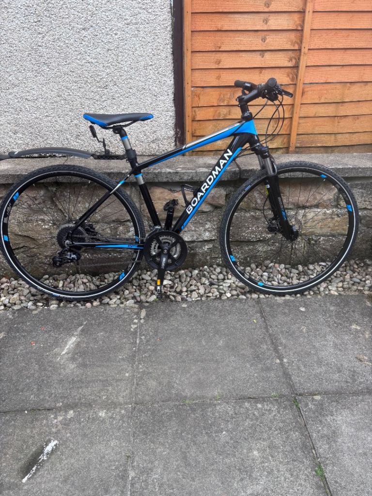 Boardman Hybrid MX Sport Bike - Black & Blue Gents Cycle