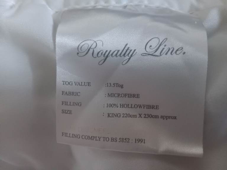 King Size duvet - Free collection