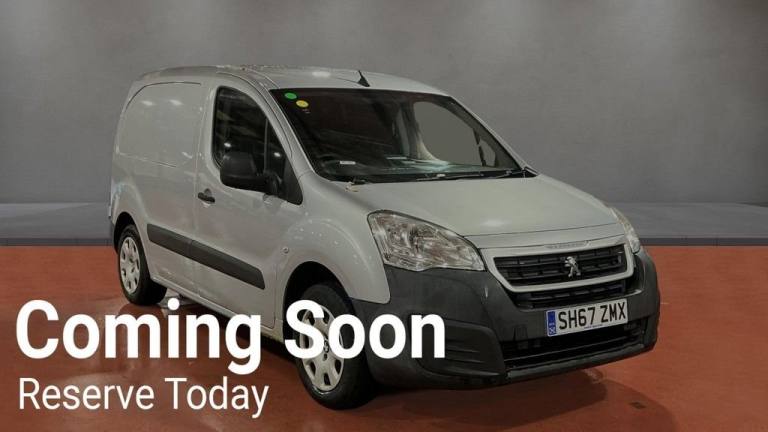 2017 67 PEUGEOT PARTNER 1.6 BLUEHDI 651 PROFESSIONAL NO VAT VAN 97 BHP DIESEL