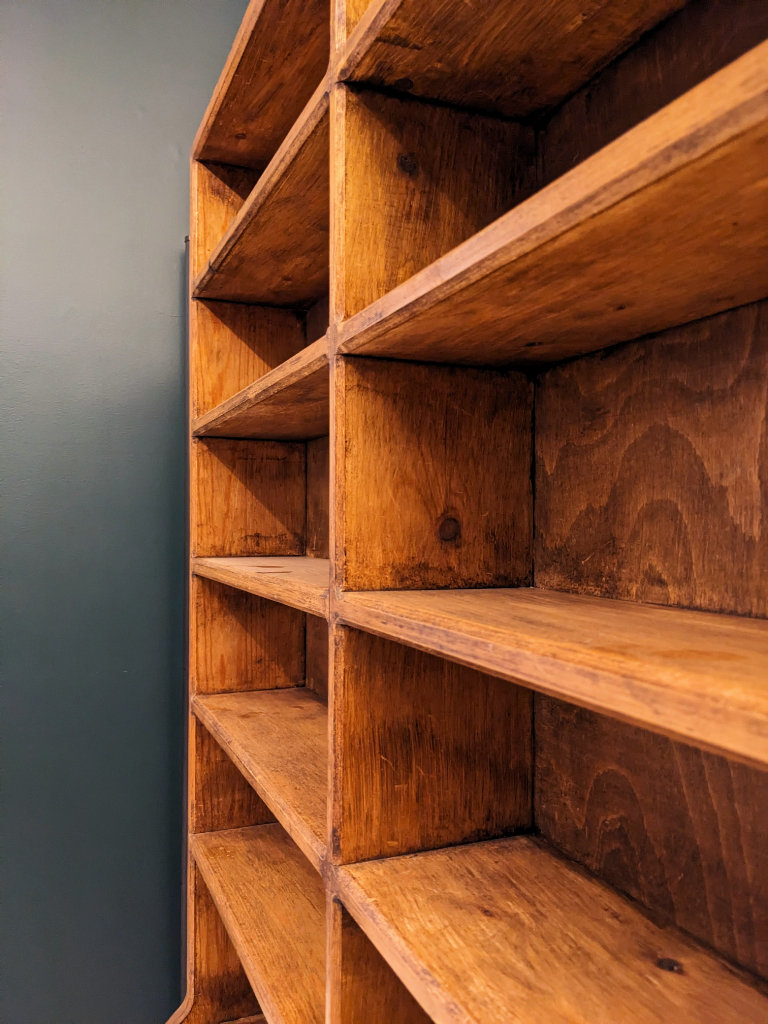 Free-standing Display / Ornament / Shelving unit. Hand made from solid timber