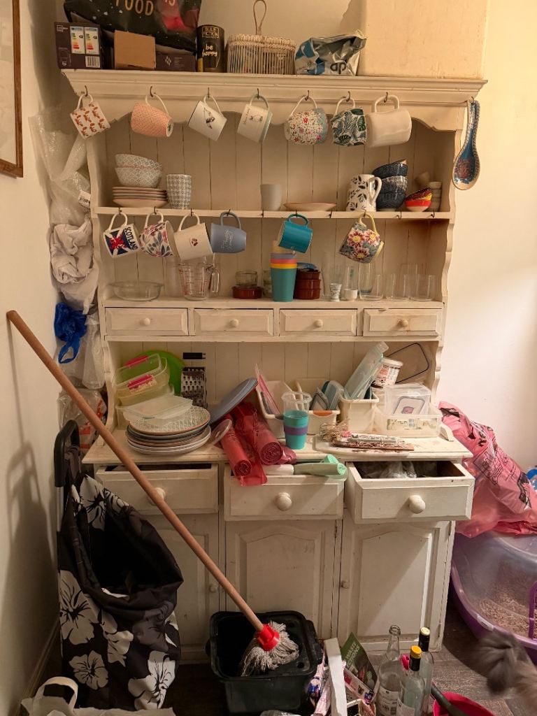 Empty White Welsh Dresser