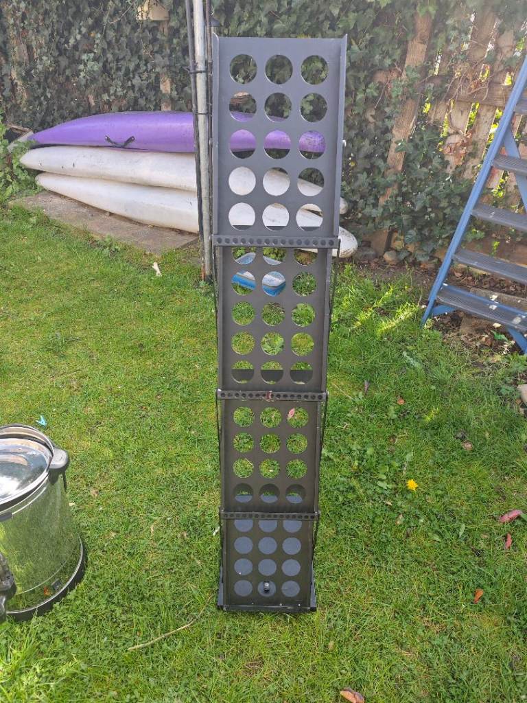 Operitacx Foldable Brochure Stand Multi-layer Vertical Iron Brochure Rack Fashionable