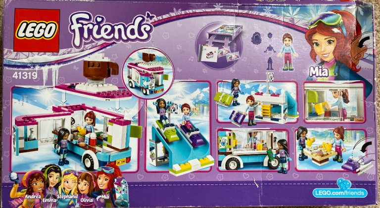 Lego Friends, Snow resort hot chocolate van, brand new and sealed, box not perfect