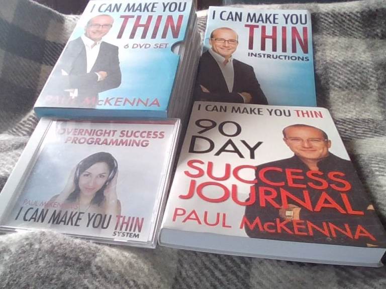I Can Make You Thin 90 Day Success Program Inc 6 DVD Set, CD & Journal.