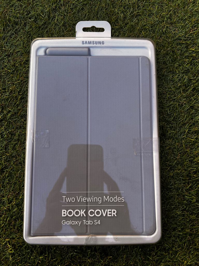 Samsung Galaxy Tab S4 Book Cover - Grey, Brand New