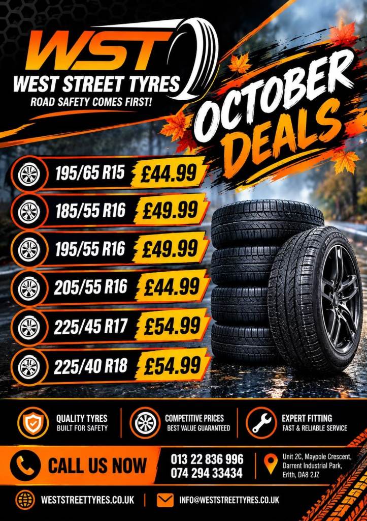 Brand new tyre deals!!! 🔥🔥 Limited time only. ⏳ Visit us TODAY!
