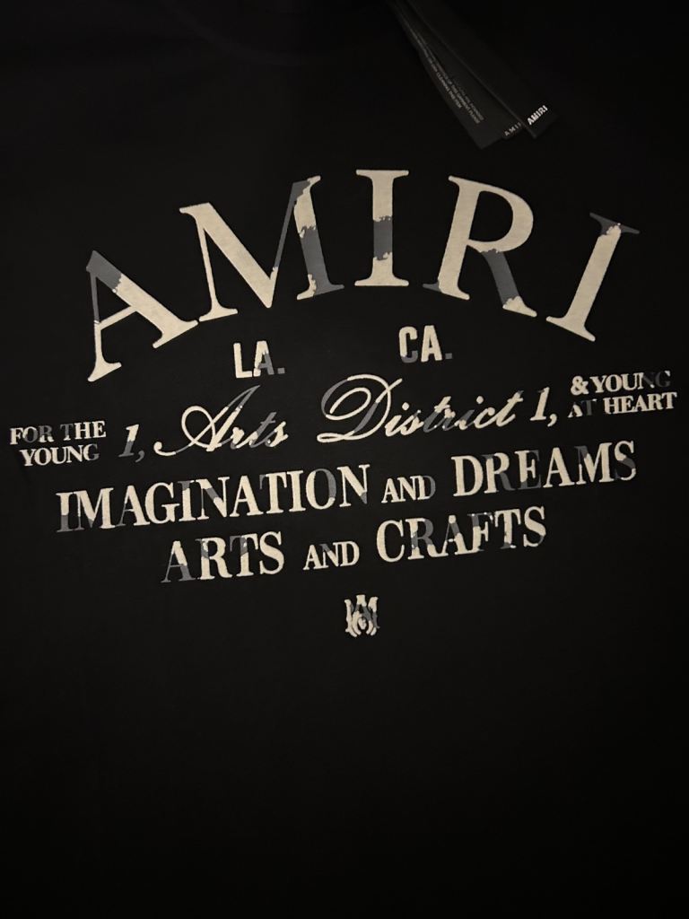 Amiri Black Tee