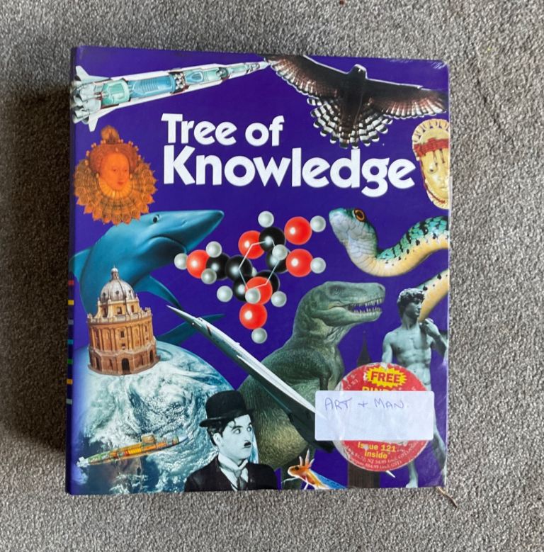 Vintage TREE OF KNOWLEDGE (art & man) magazine folder book