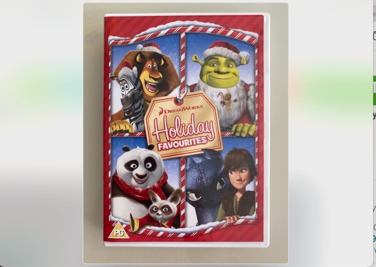 Festive Specials DVD. Join Shrek, Po, Toothless & others – Excellent Condition
