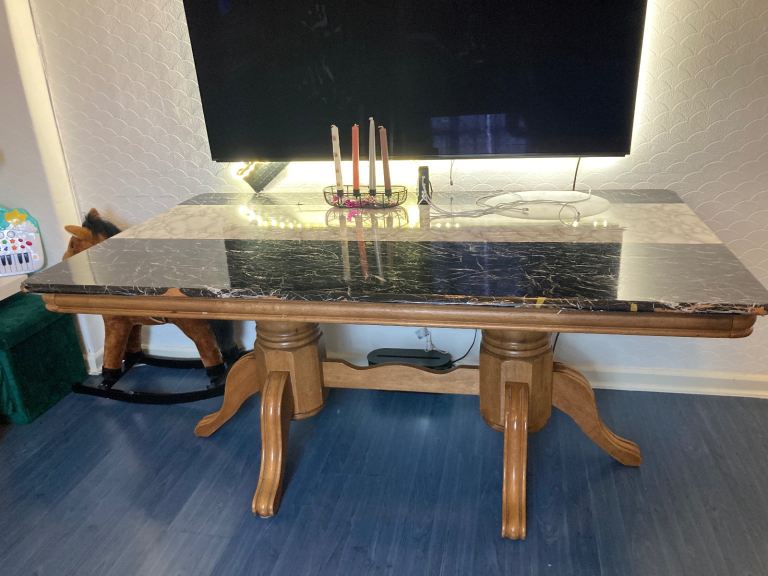 Dinning Table, 6 Seater, Real Wood