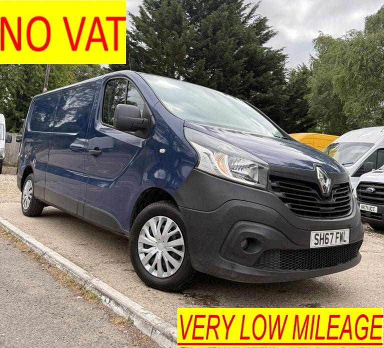 2017 Renault Trafic 1.6 dCi 29 Business LWB **LOW MILEAGE VAN** NO VAT PANEL VAN Diesel Manual