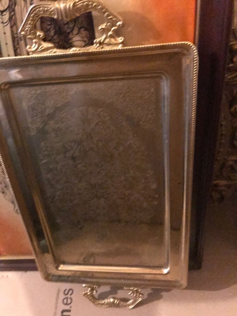 Silver Gold Pasargad Plate