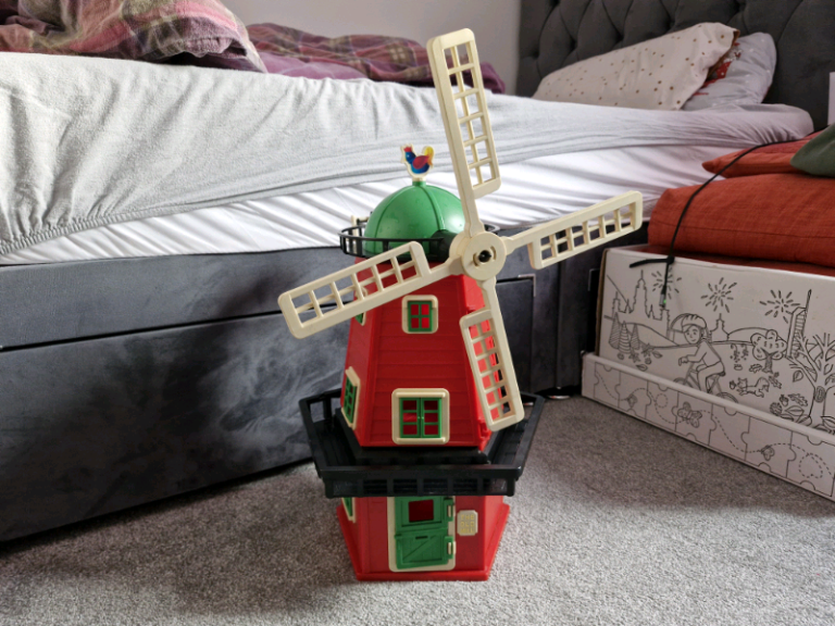 Vintage Sylvanian mill on the hill