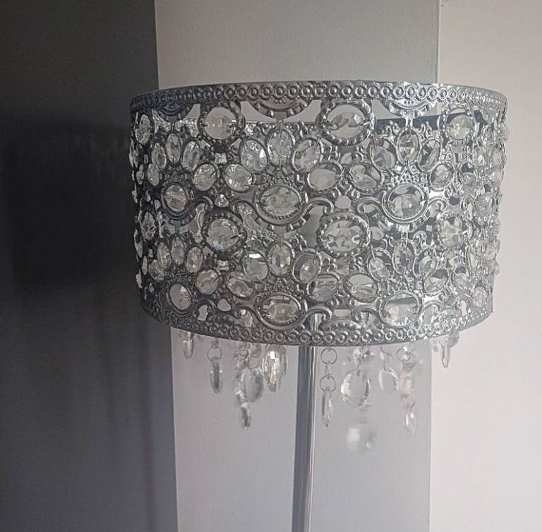 Crystal Style Lamp Shade / Floor Lamp
