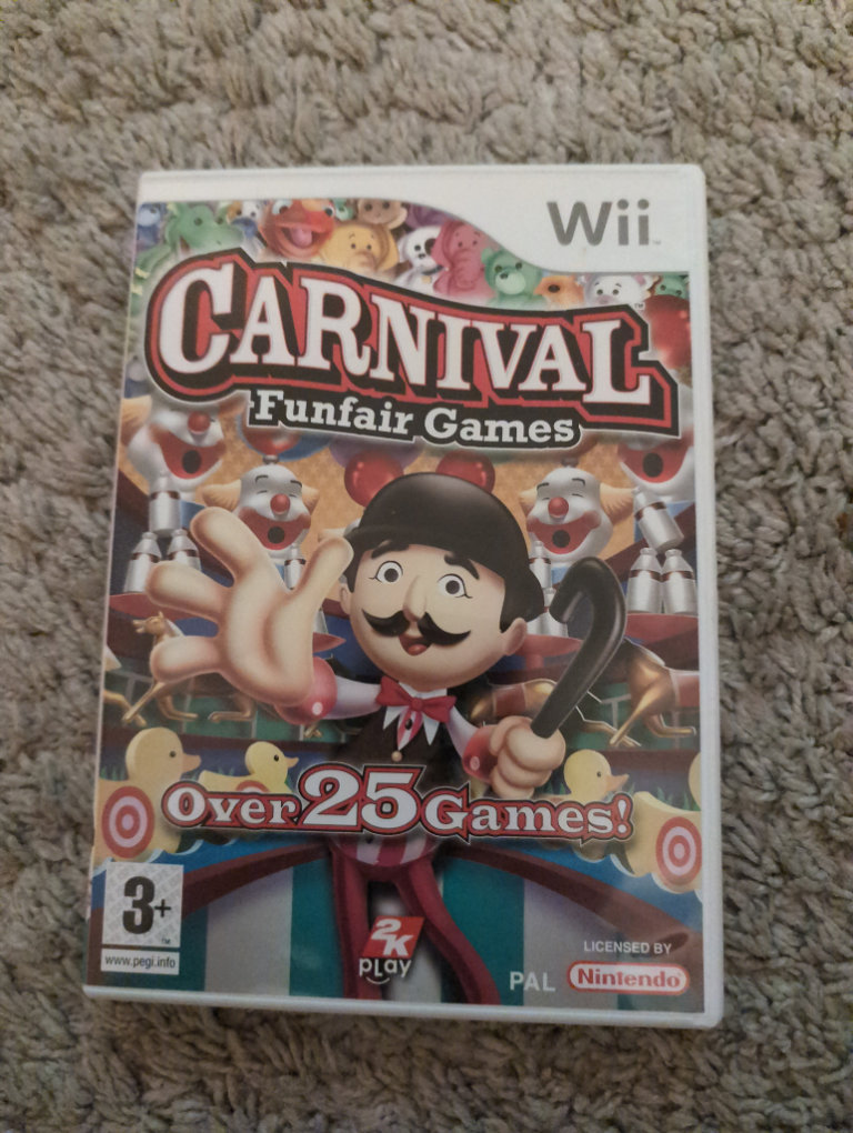 Carnival funfair game case and manual only